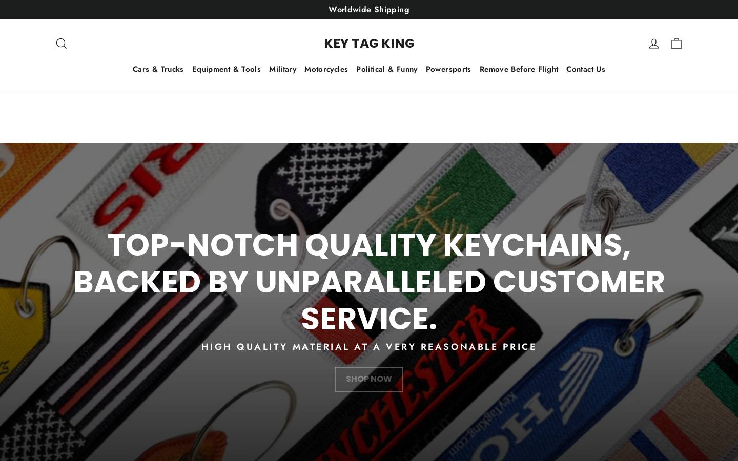 keytagking.com homepage screenshot