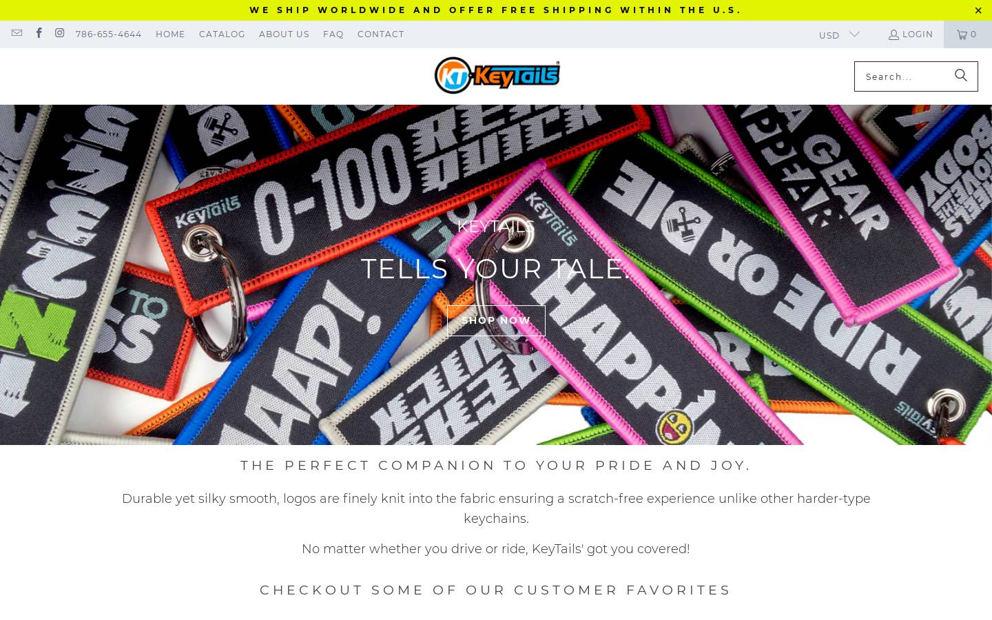 keytails.ca homepage screenshot