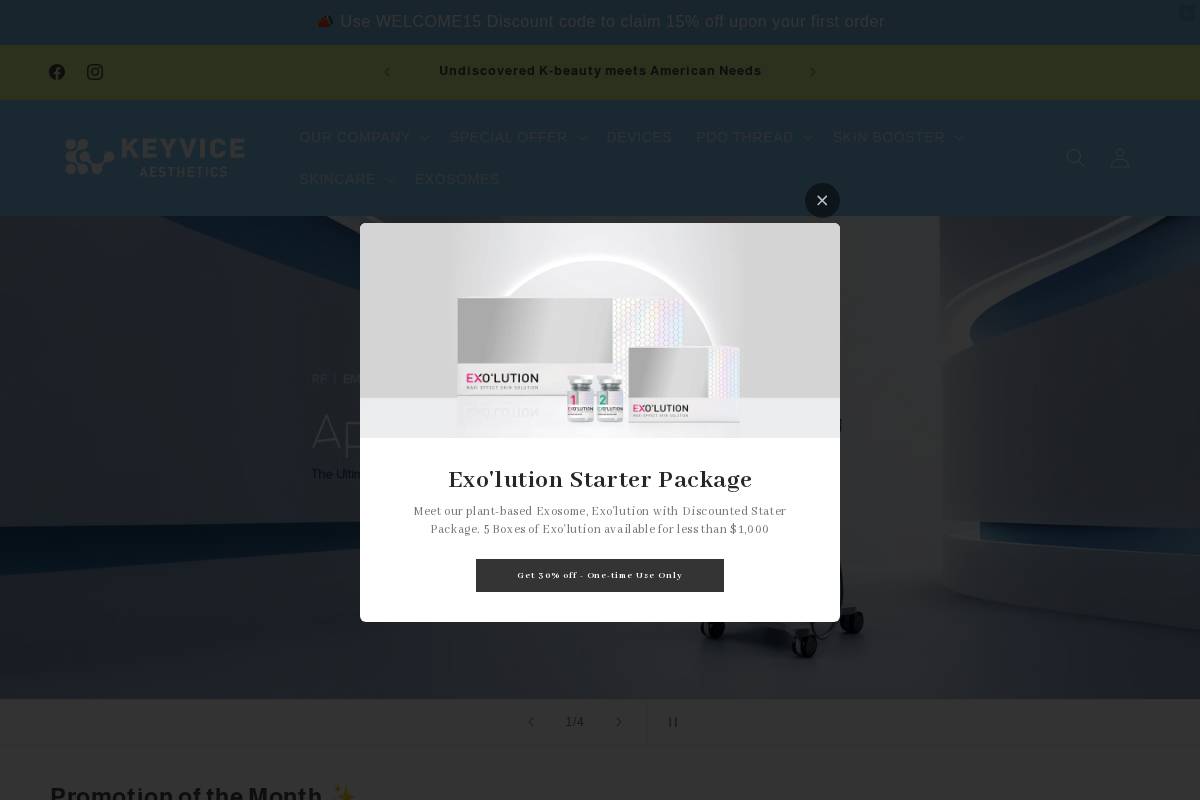 keyviceusa.com homepage screenshot