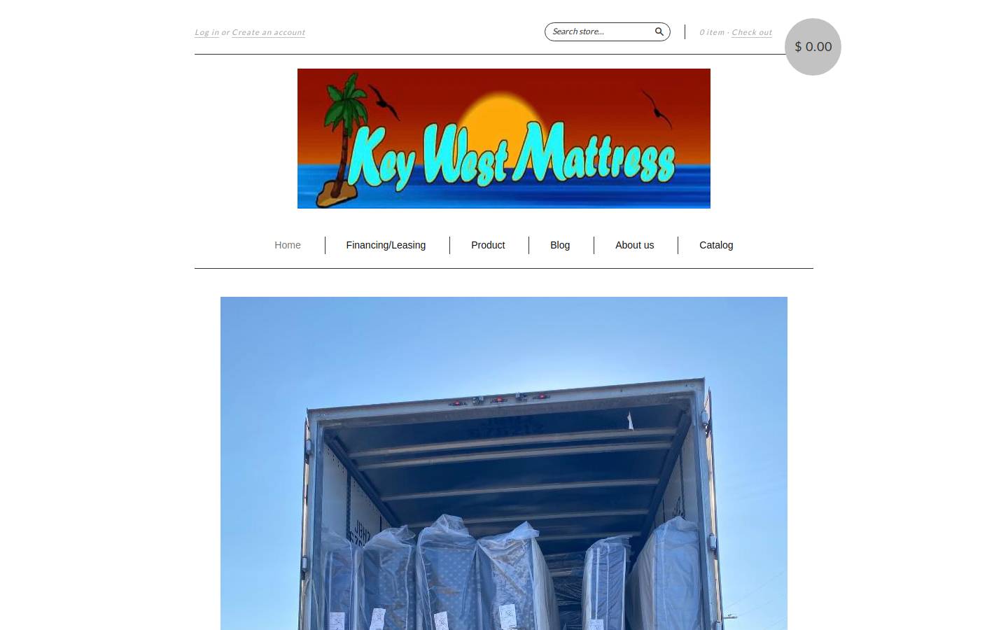 keywestbeds.com homepage screenshot