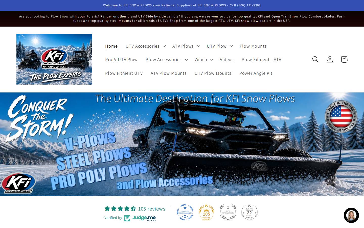 kfisnowplow.com homepage screenshot