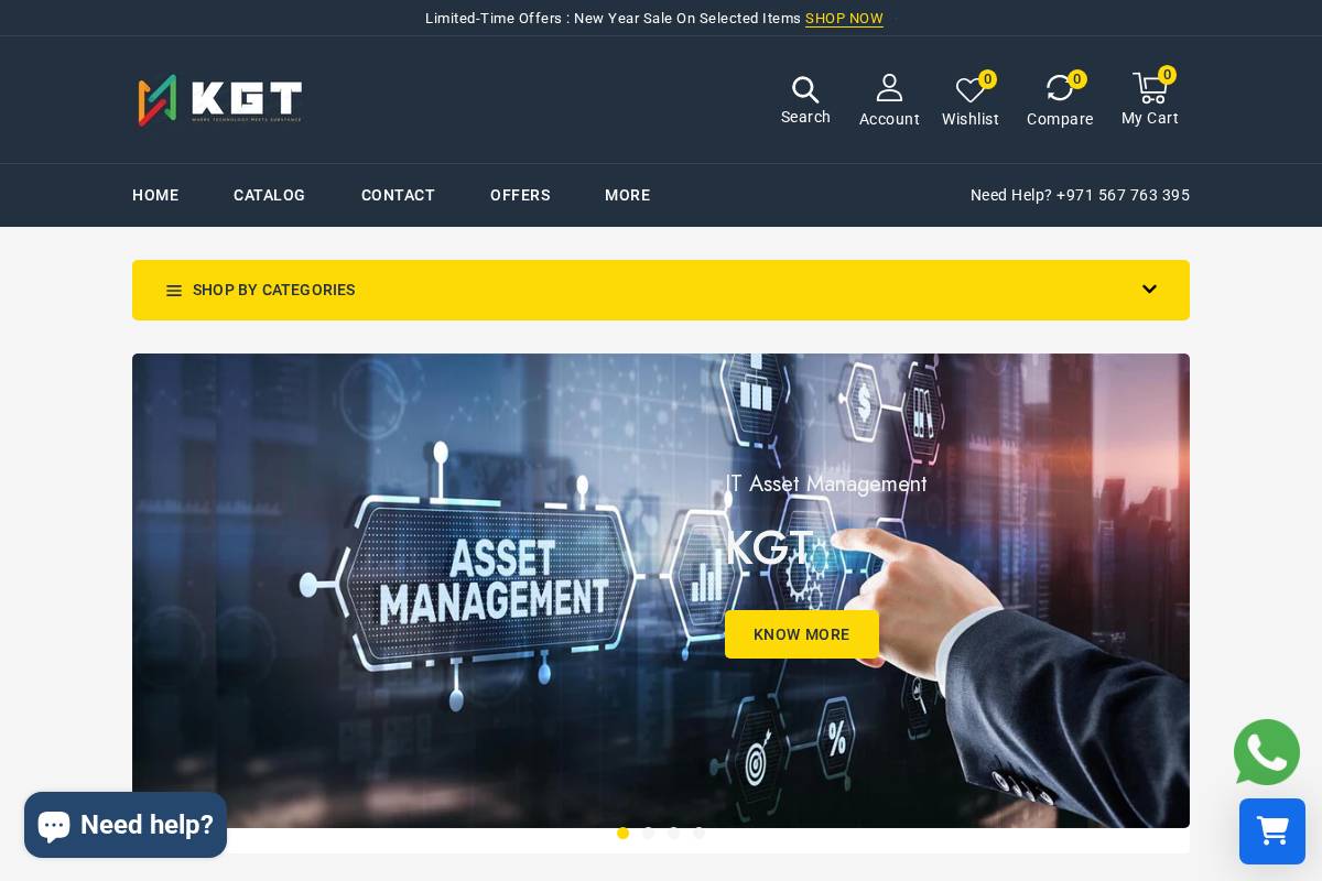 kglobaltechnologies.com homepage screenshot