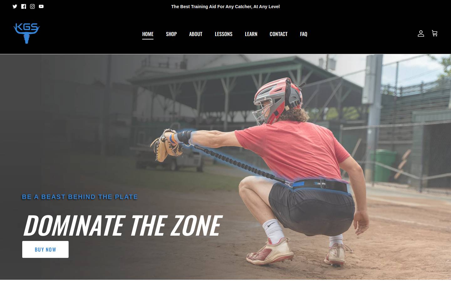 kgsbaseball.com homepage screenshot