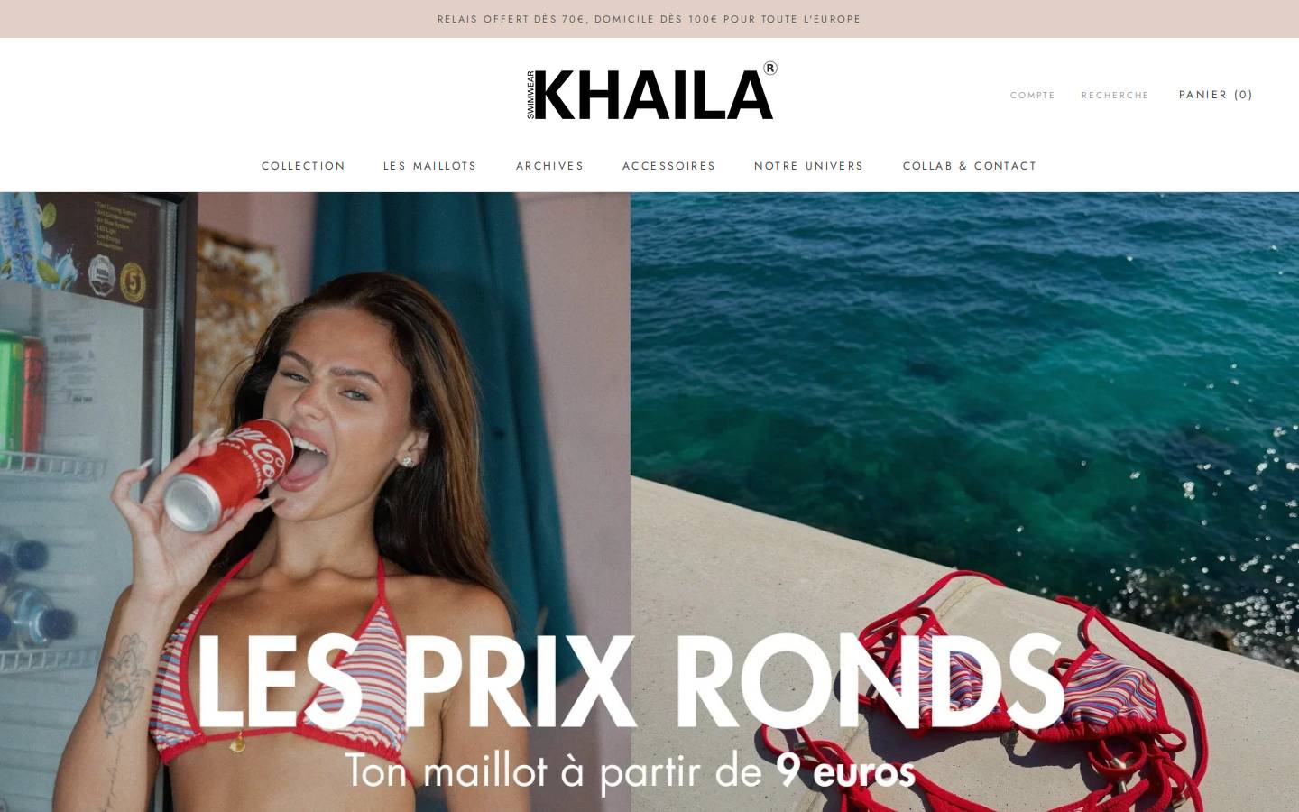 khaila.co homepage screenshot