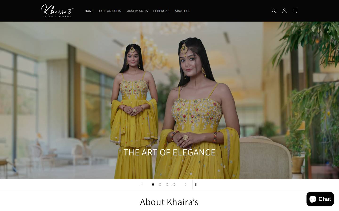 khairas-au.com homepage screenshot