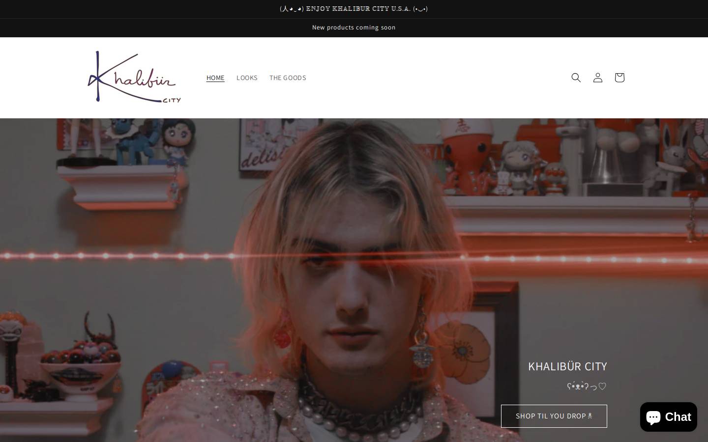 khaliburcity.com homepage screenshot