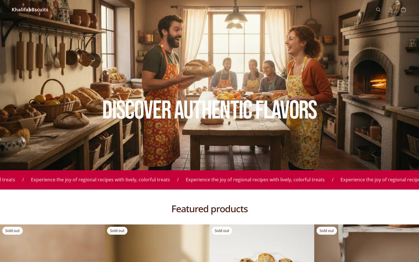 khalifabakers.online homepage screenshot