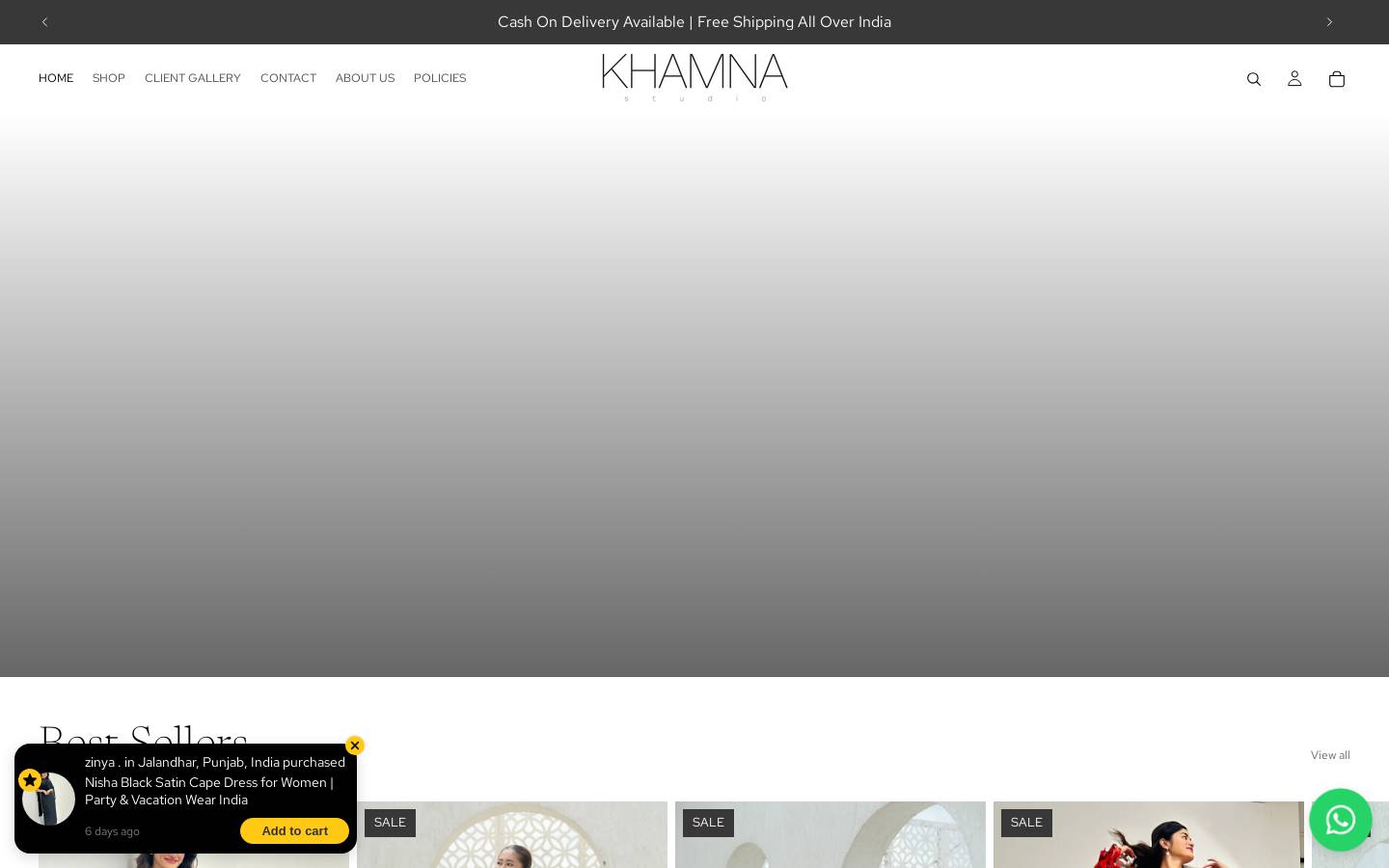 khamna.studio homepage screenshot