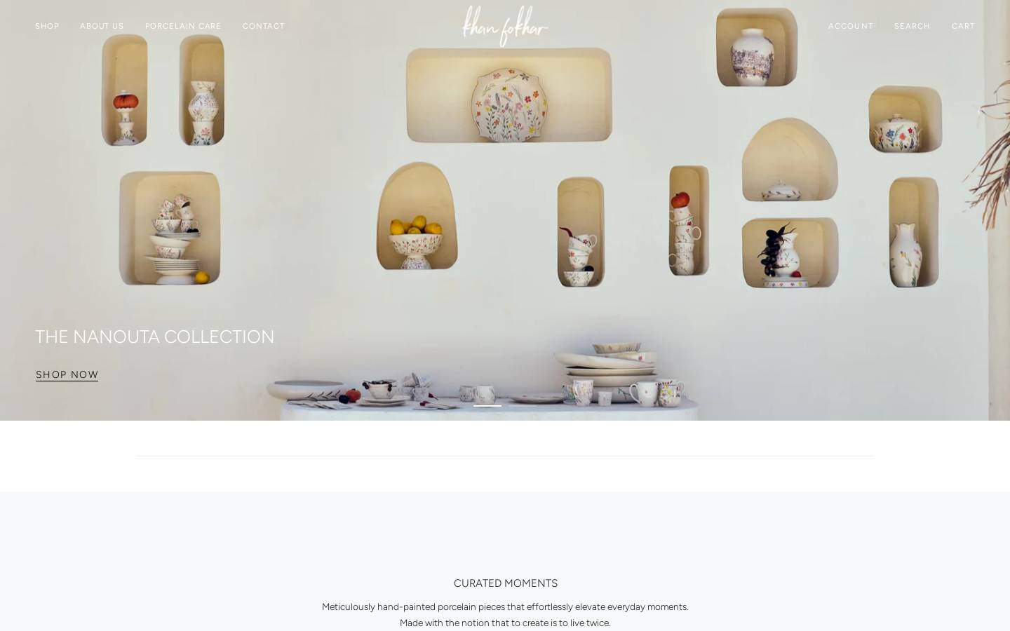 khanfokhar.com homepage screenshot