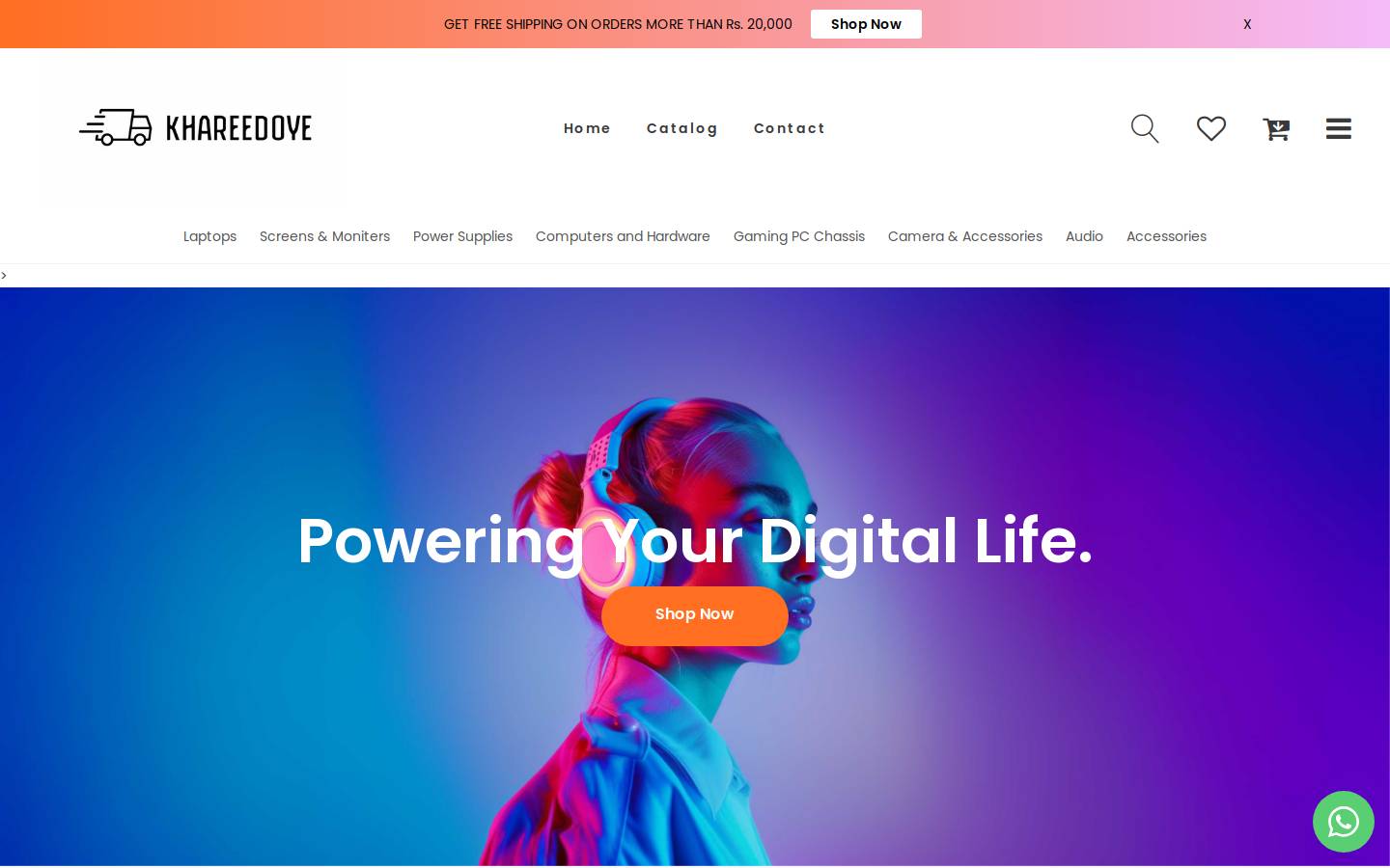 khareedoye.com homepage screenshot