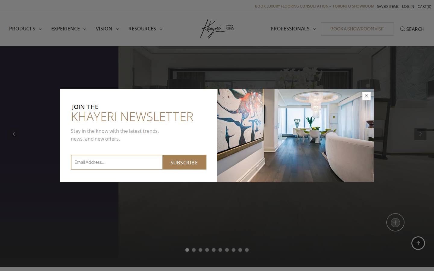 khayeriflooring.com homepage screenshot