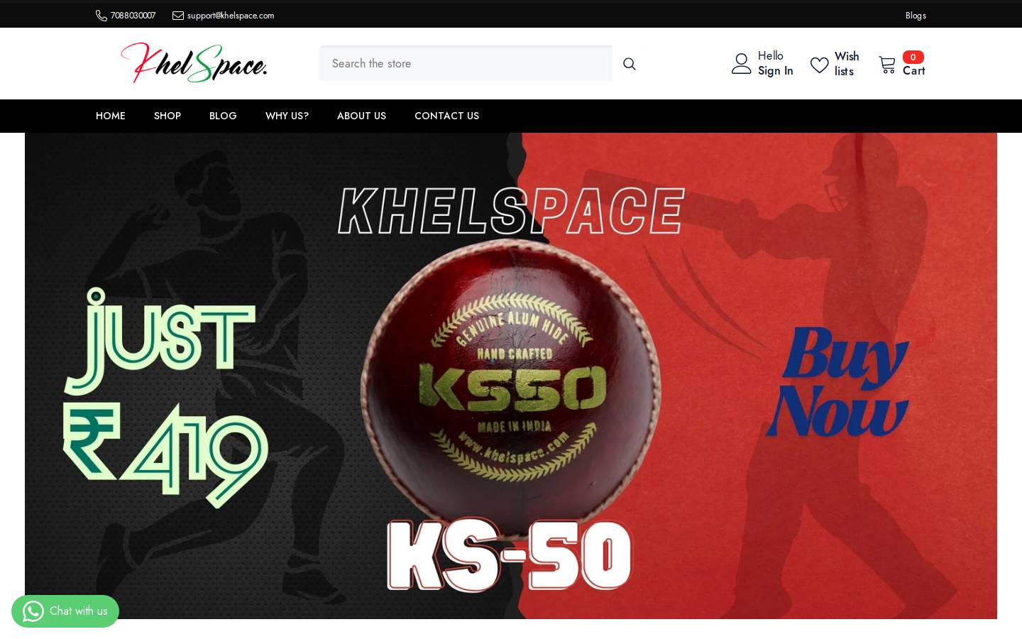 khelspace.com homepage screenshot