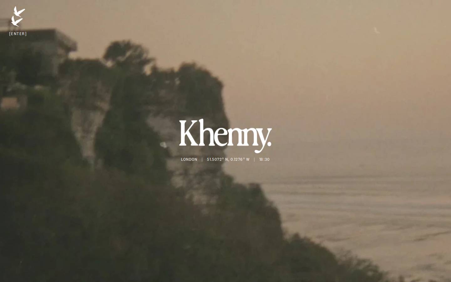 khenny.com homepage screenshot