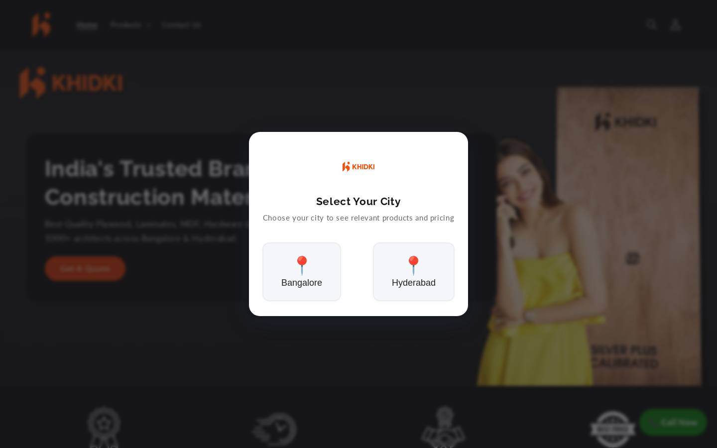 khidkihomes.com homepage screenshot