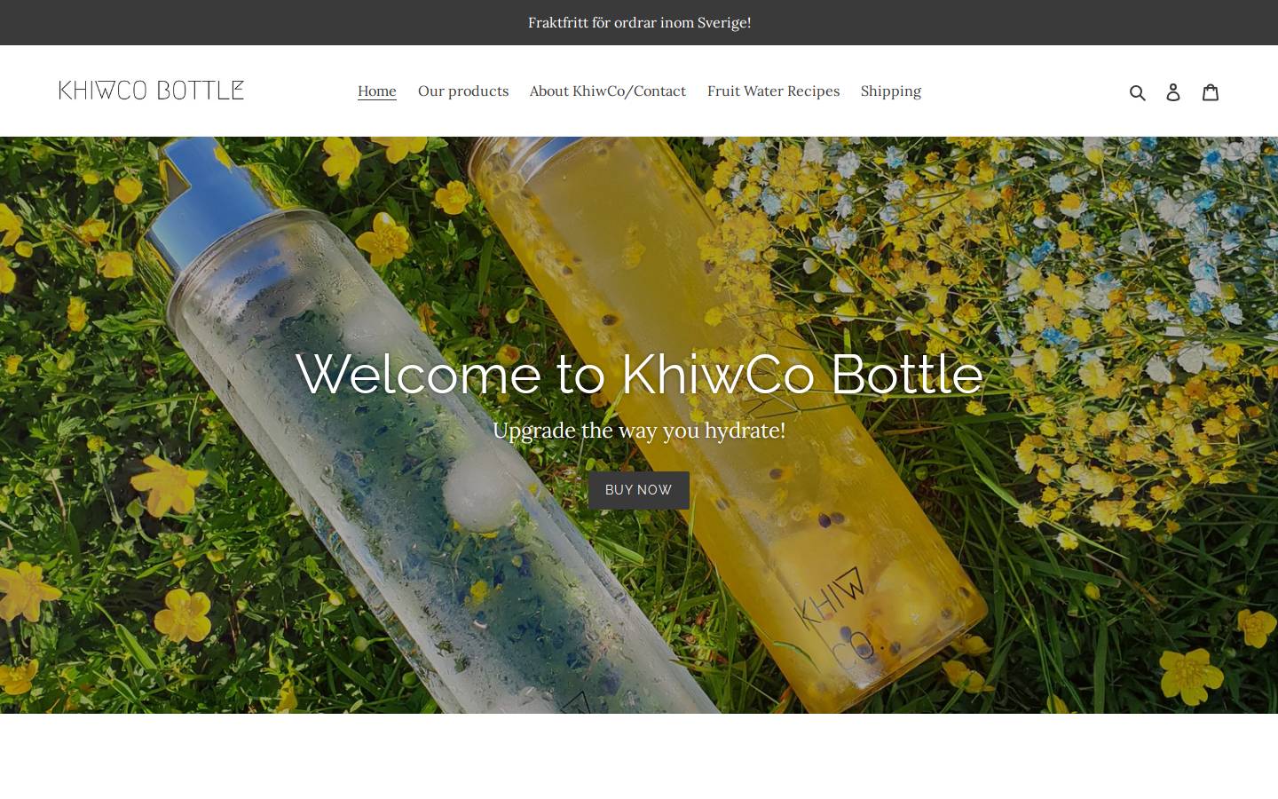 khiwcobottle.com homepage screenshot