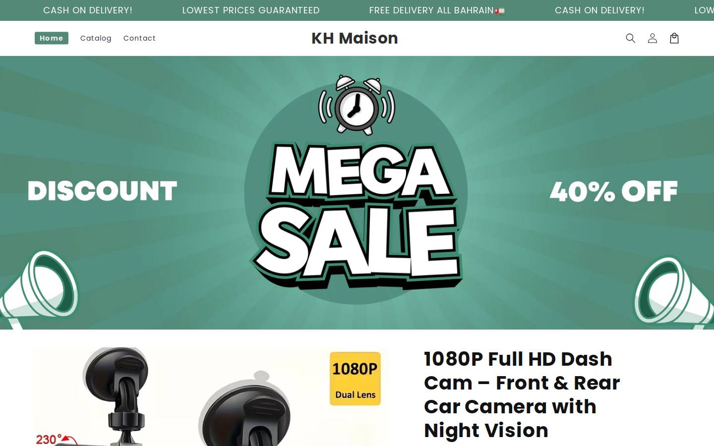 khmaison.store homepage screenshot