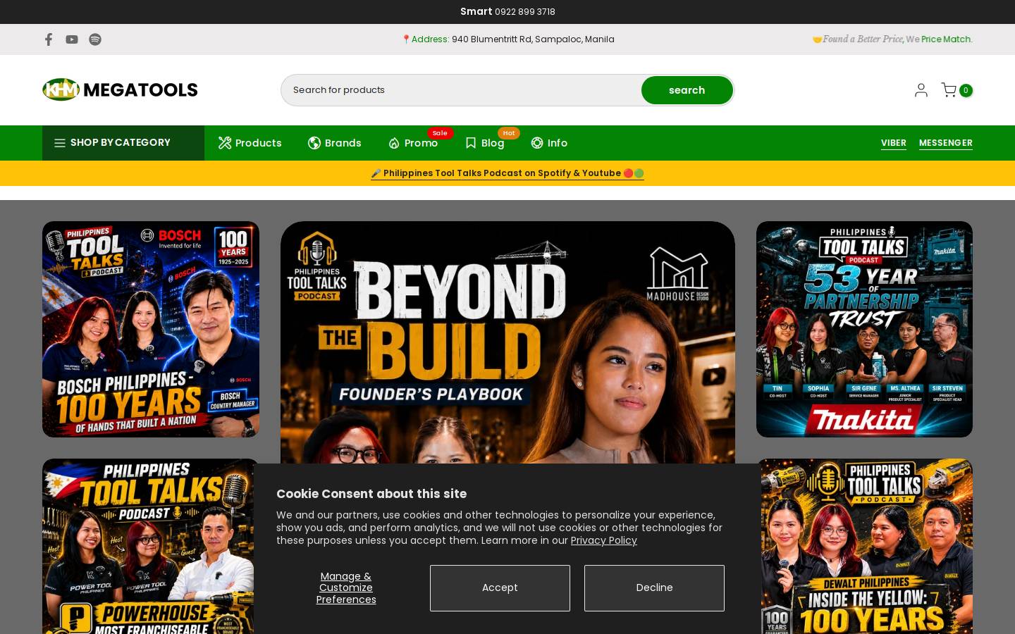 khmtools.com.ph homepage screenshot