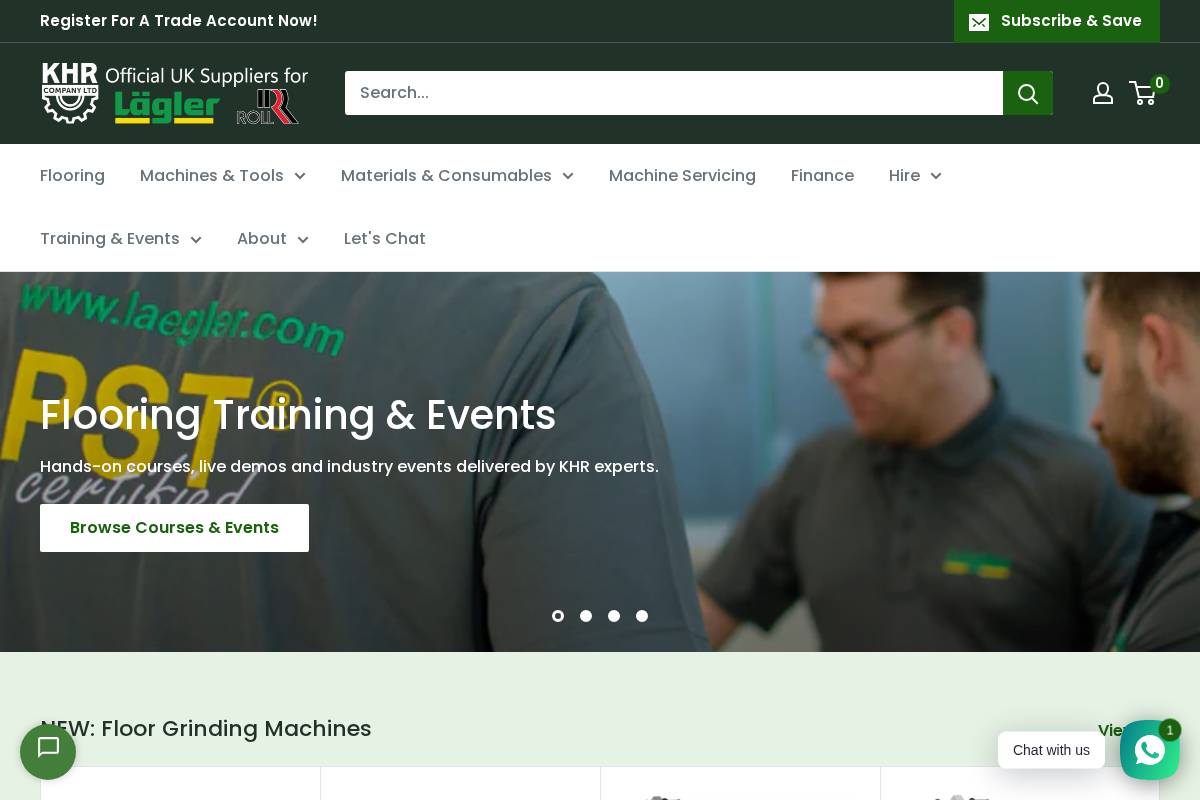 KHR Company Ltd homepage screenshot