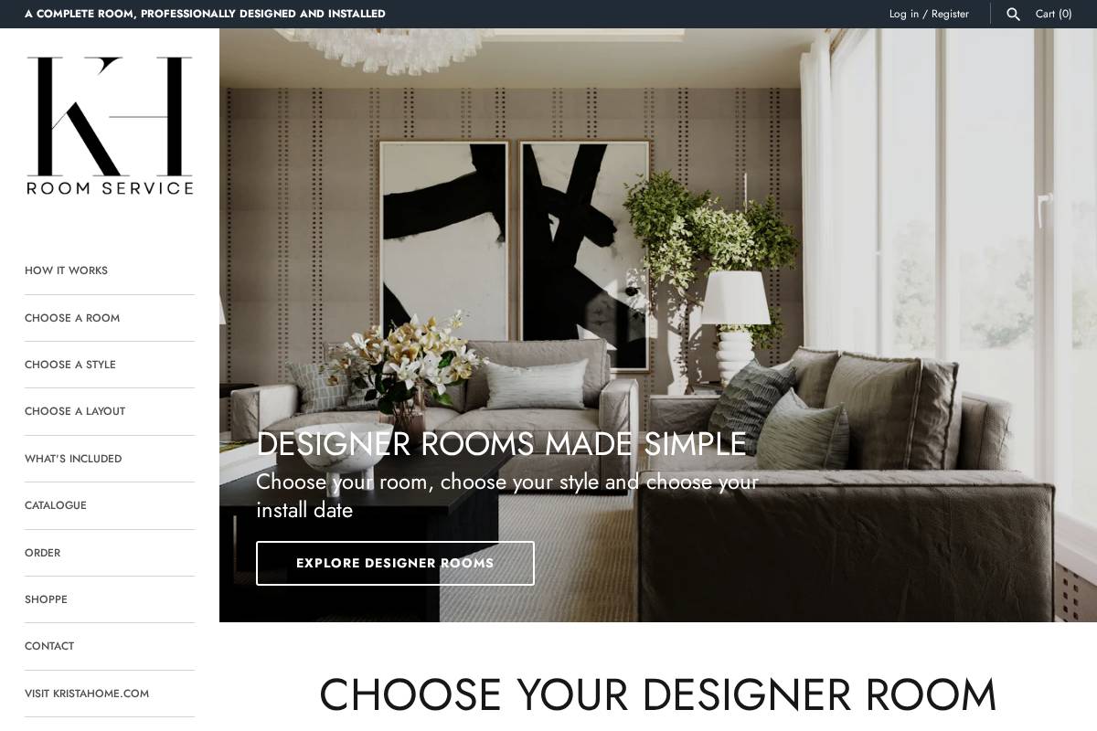 khroomservice.com homepage screenshot