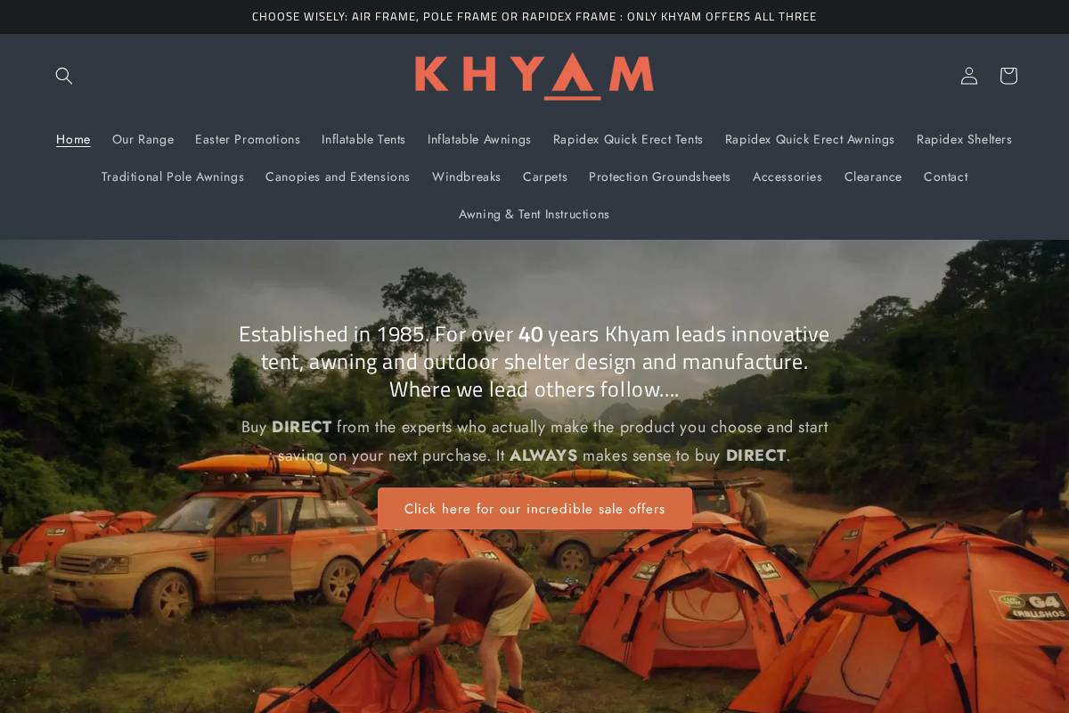 Silent Vale Limited homepage screenshot