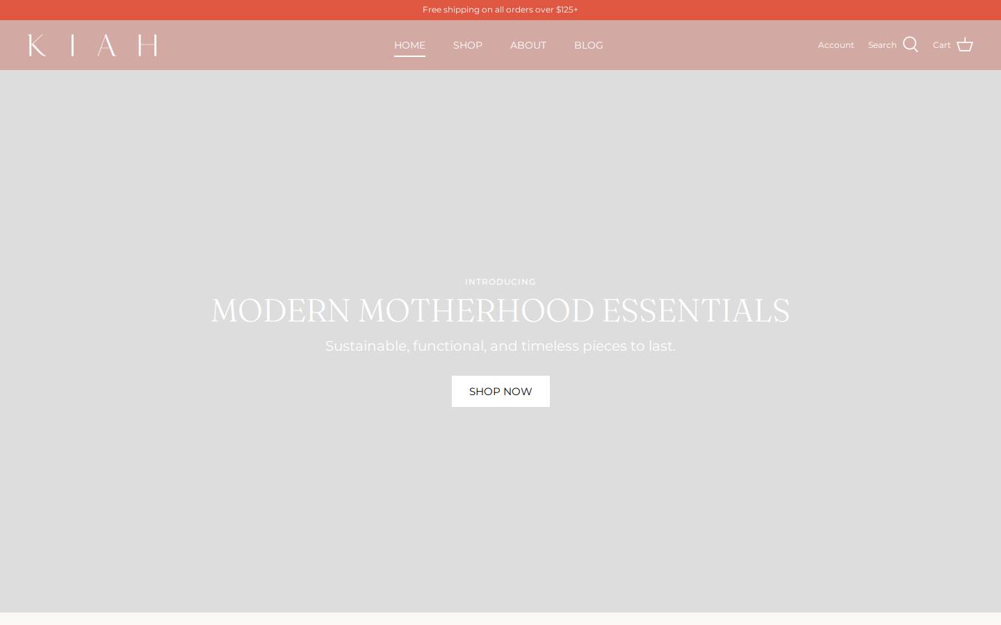 kiah.co homepage screenshot