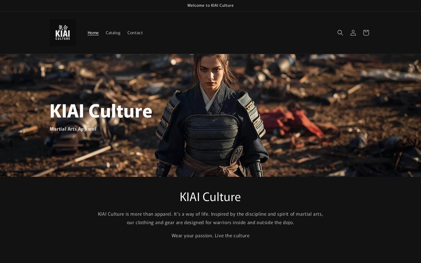 kiaiculture.com homepage screenshot