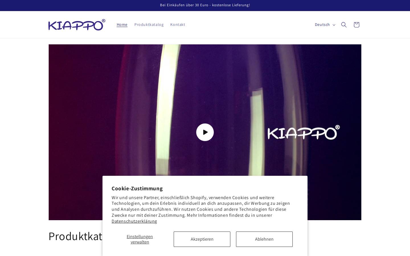 kiappo.com homepage screenshot