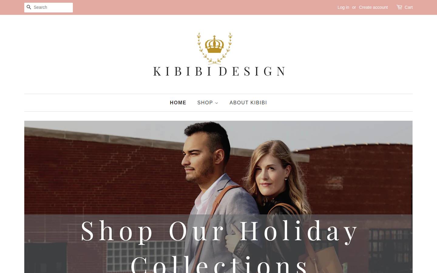 kibibidesign.com homepage screenshot