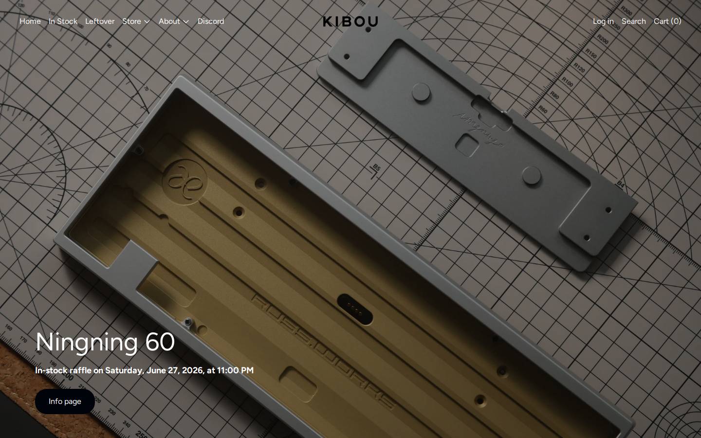 kibou.store homepage screenshot