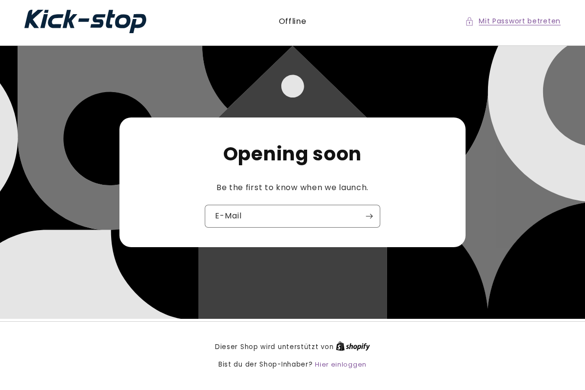 kick-stop.com homepage screenshot