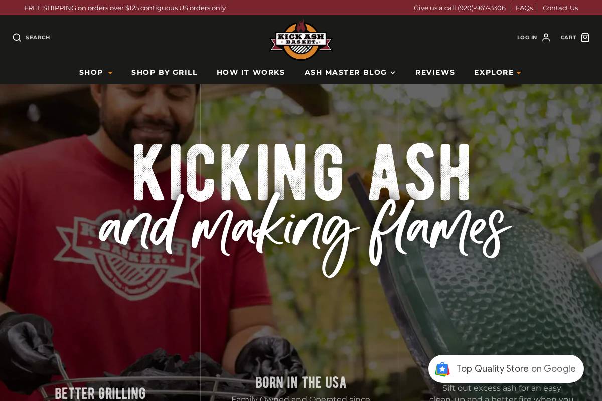 kickashbasket.com homepage screenshot