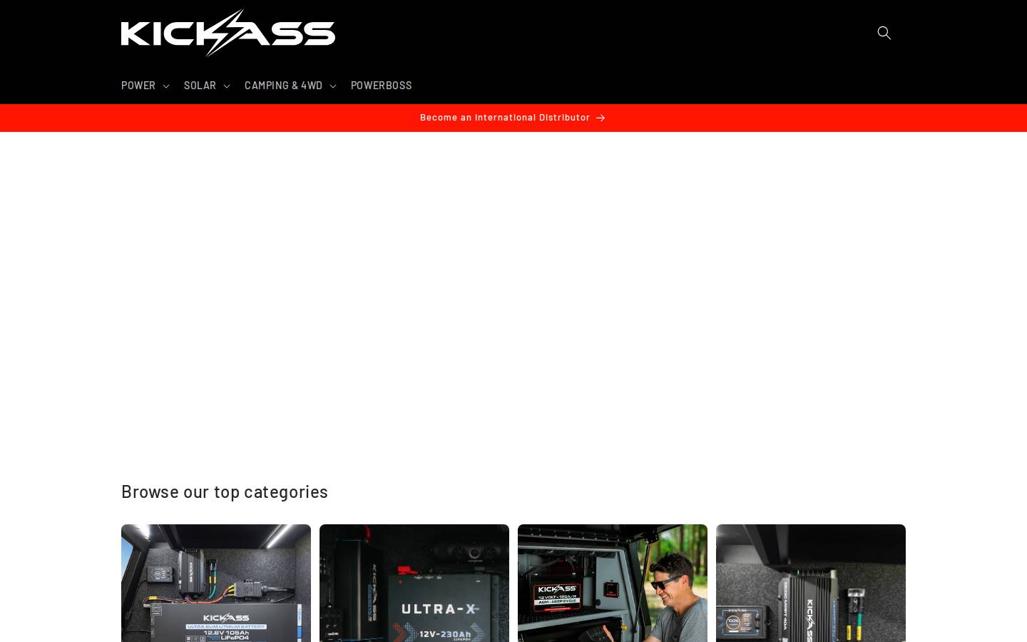 Kickassproducts homepage screenshot