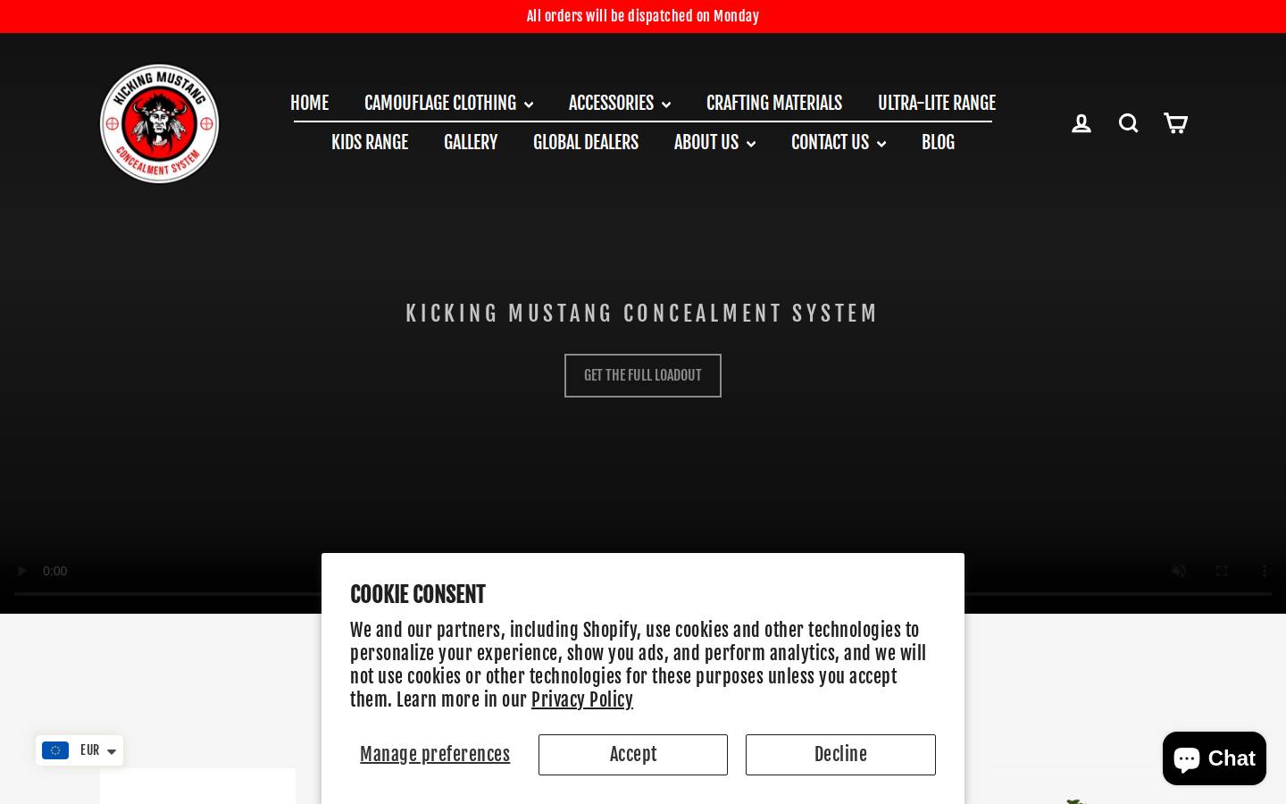 kickingmustang.com homepage screenshot