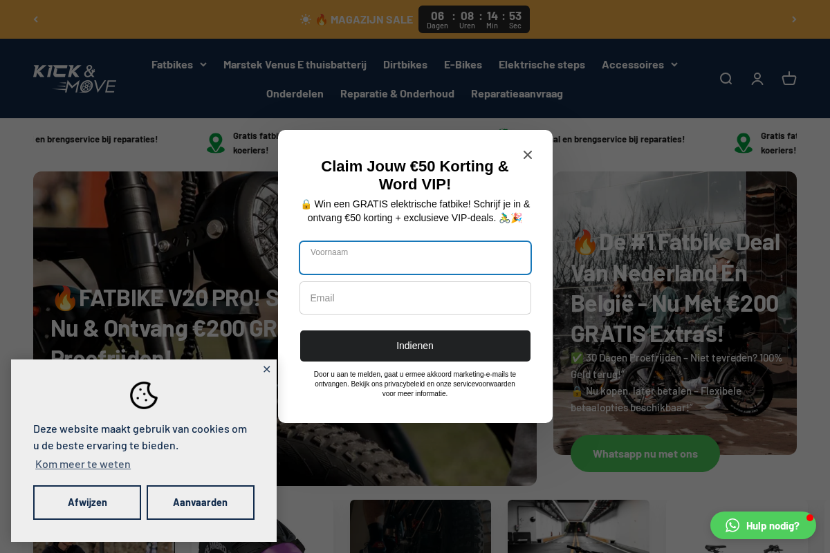kickmove.nl homepage screenshot