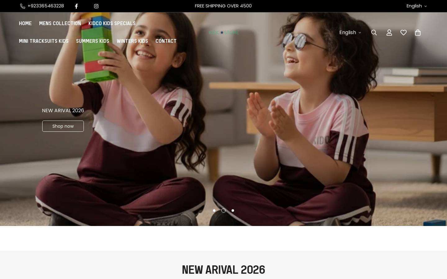 kidco.store homepage screenshot
