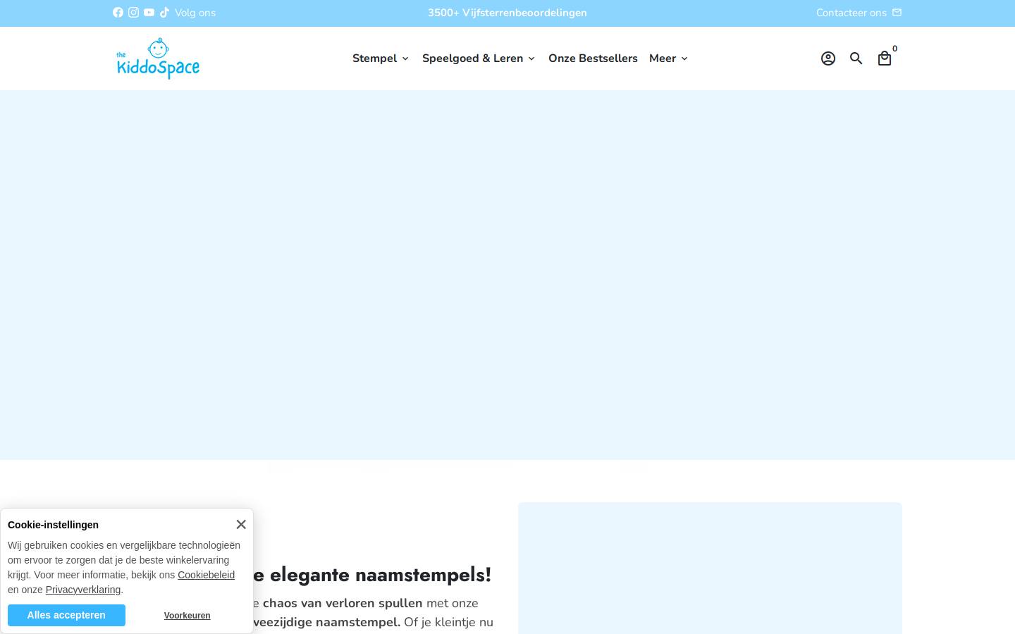TheKiddoSpace homepage screenshot