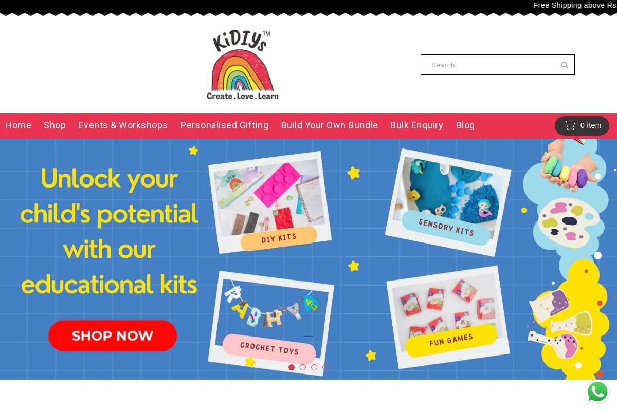 kidiys.com homepage screenshot