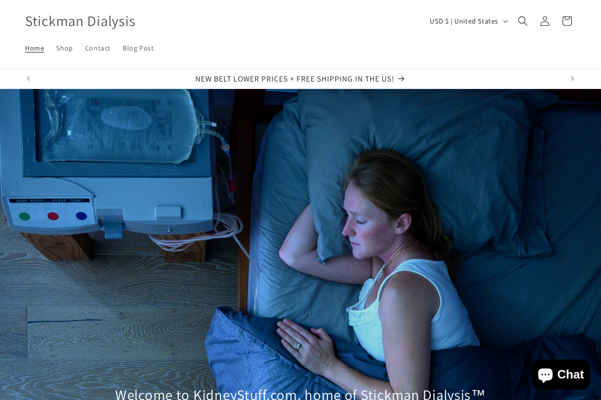 kidneystuff.com homepage screenshot