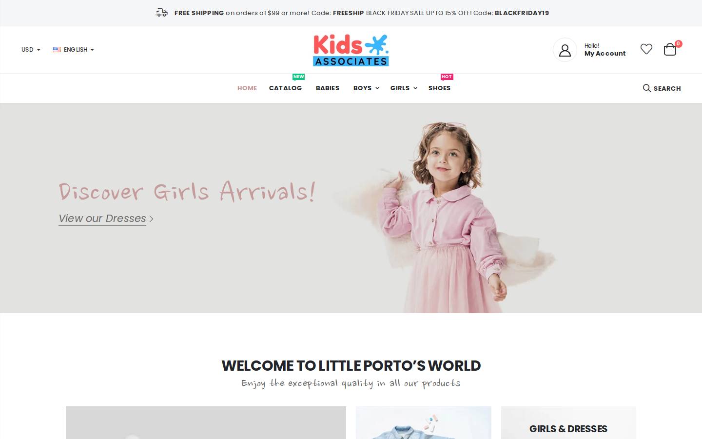 kidsassociates.com homepage screenshot