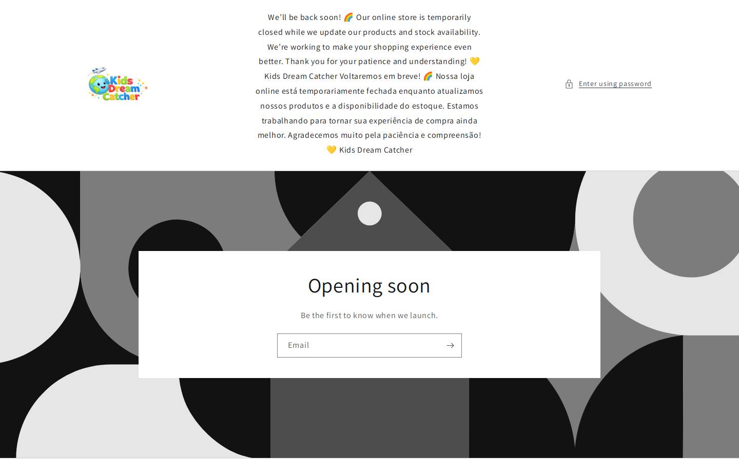 kidsdreamcatcher.com homepage screenshot
