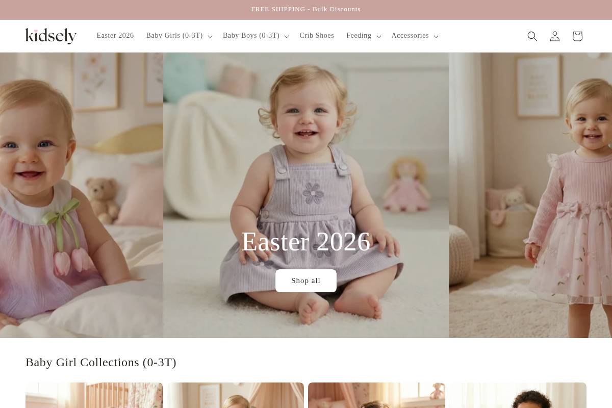 kidsely.com homepage screenshot