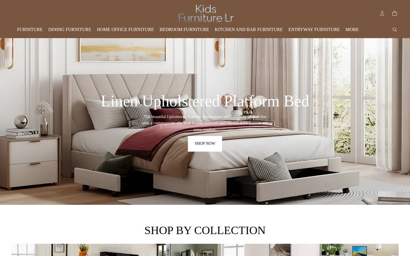kidsfurniturelr.com homepage screenshot
