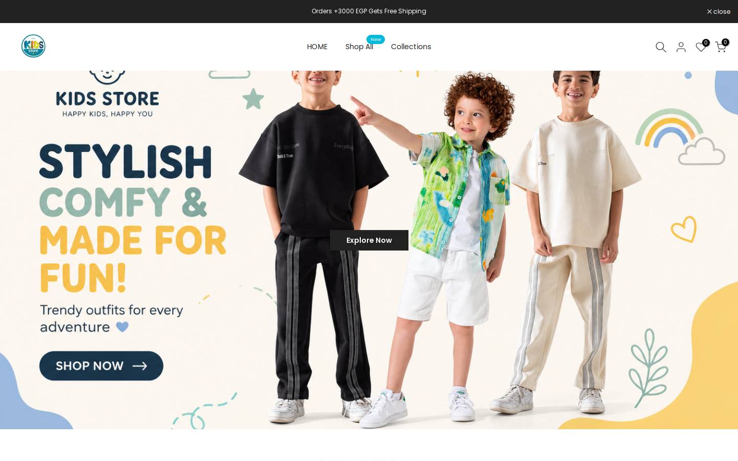 kidsstore.shop homepage screenshot