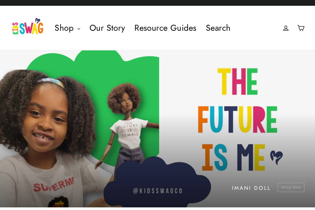 kidsswag.ca homepage screenshot