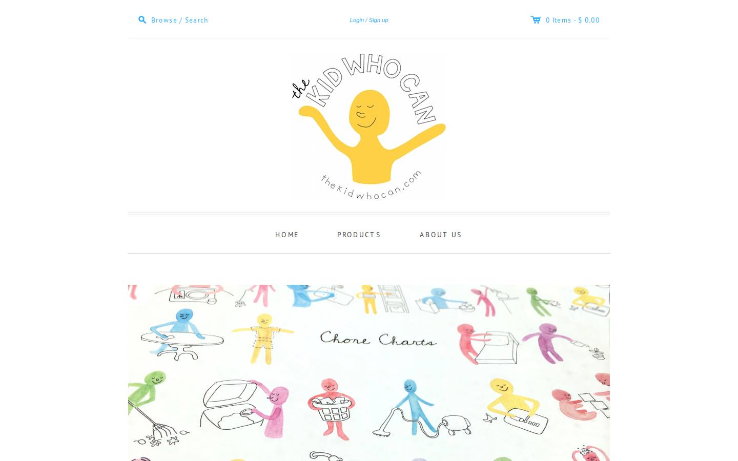 kidwhocan.com homepage screenshot