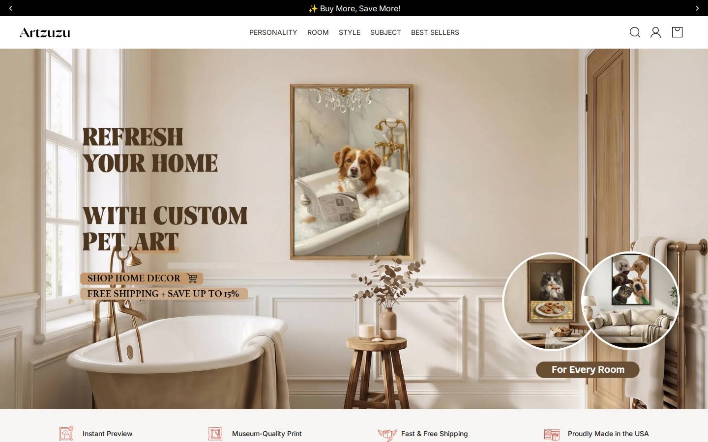 Kidzuzu homepage screenshot