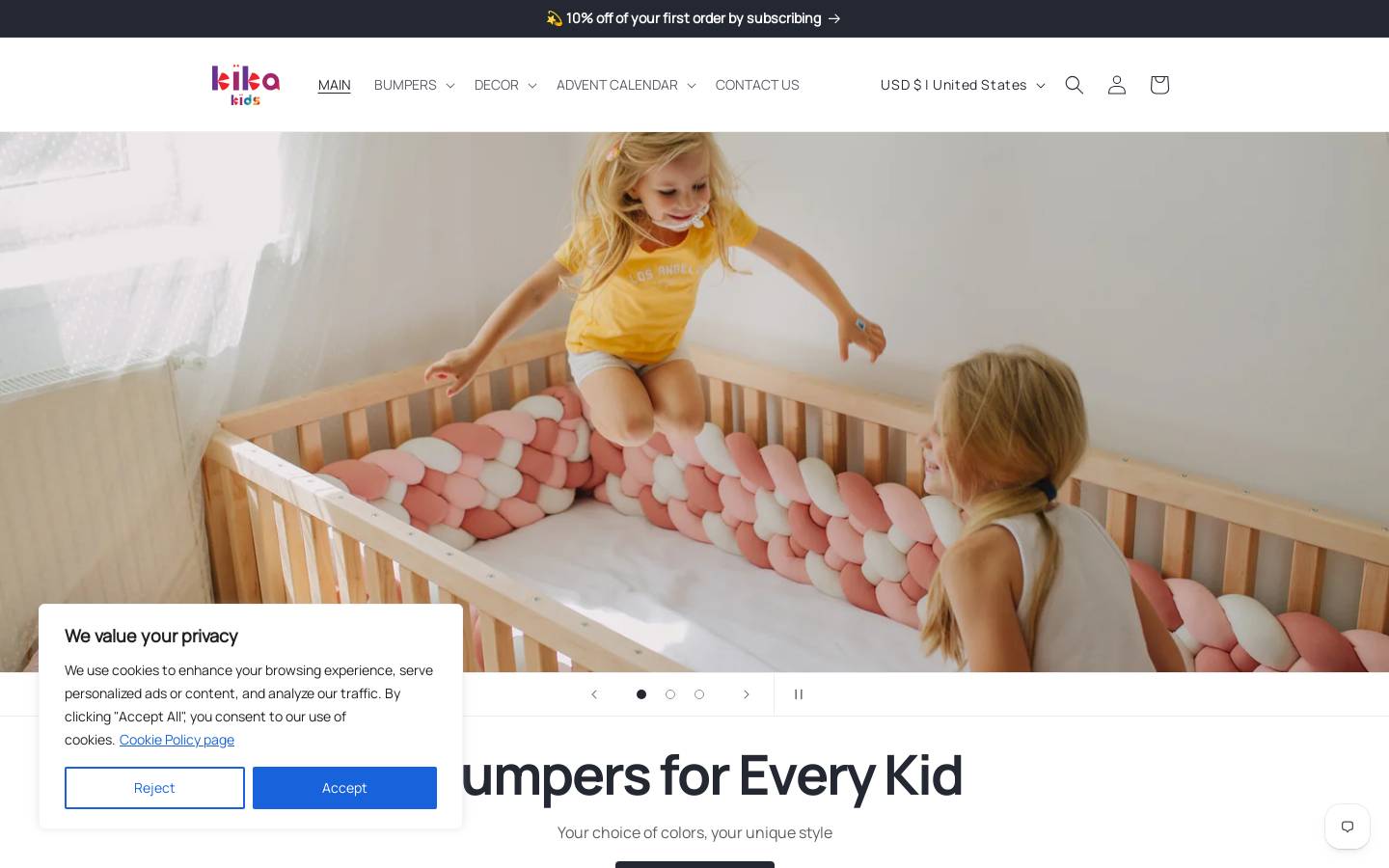 kikakids.com homepage screenshot