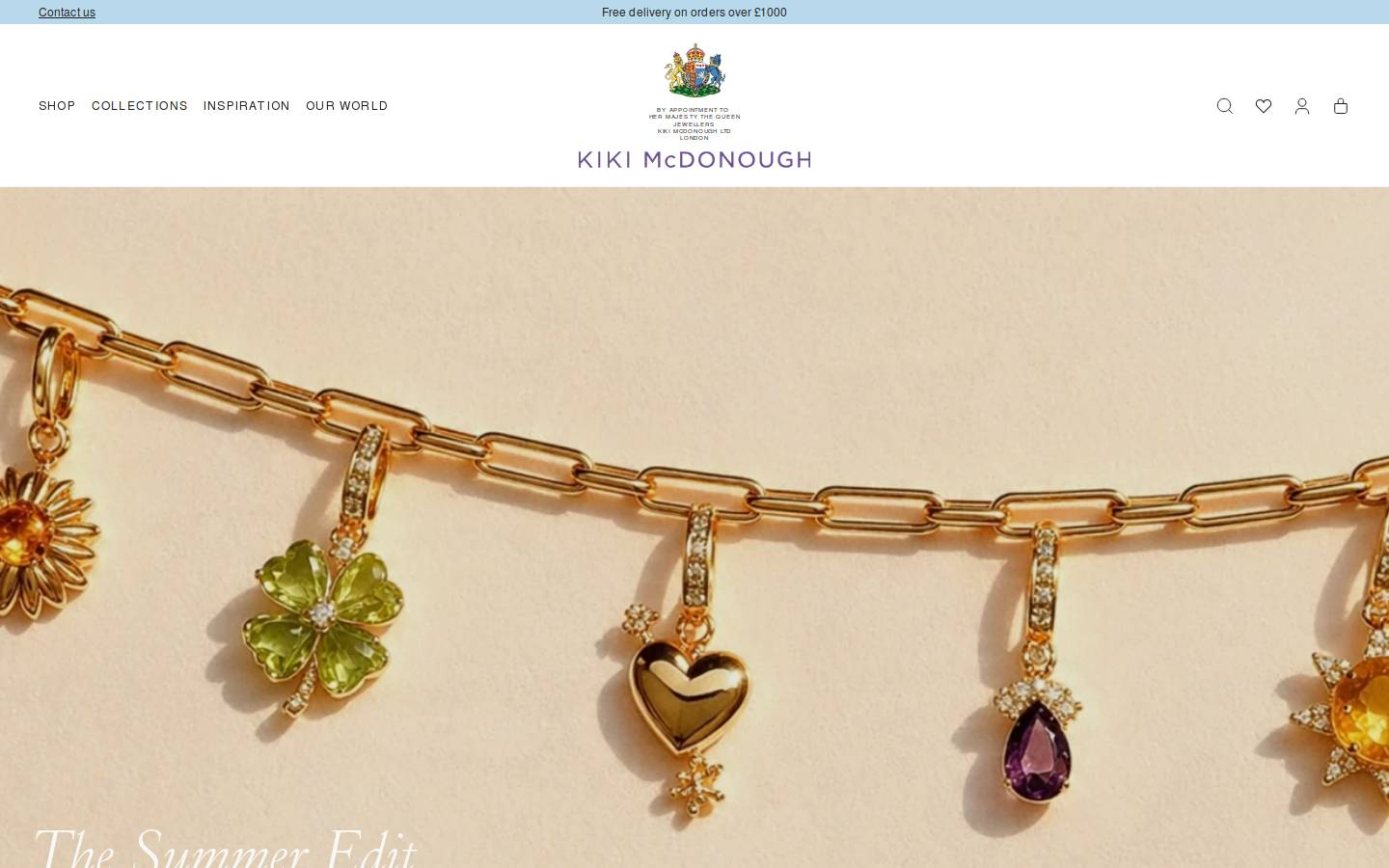 Kiki McDonough homepage screenshot