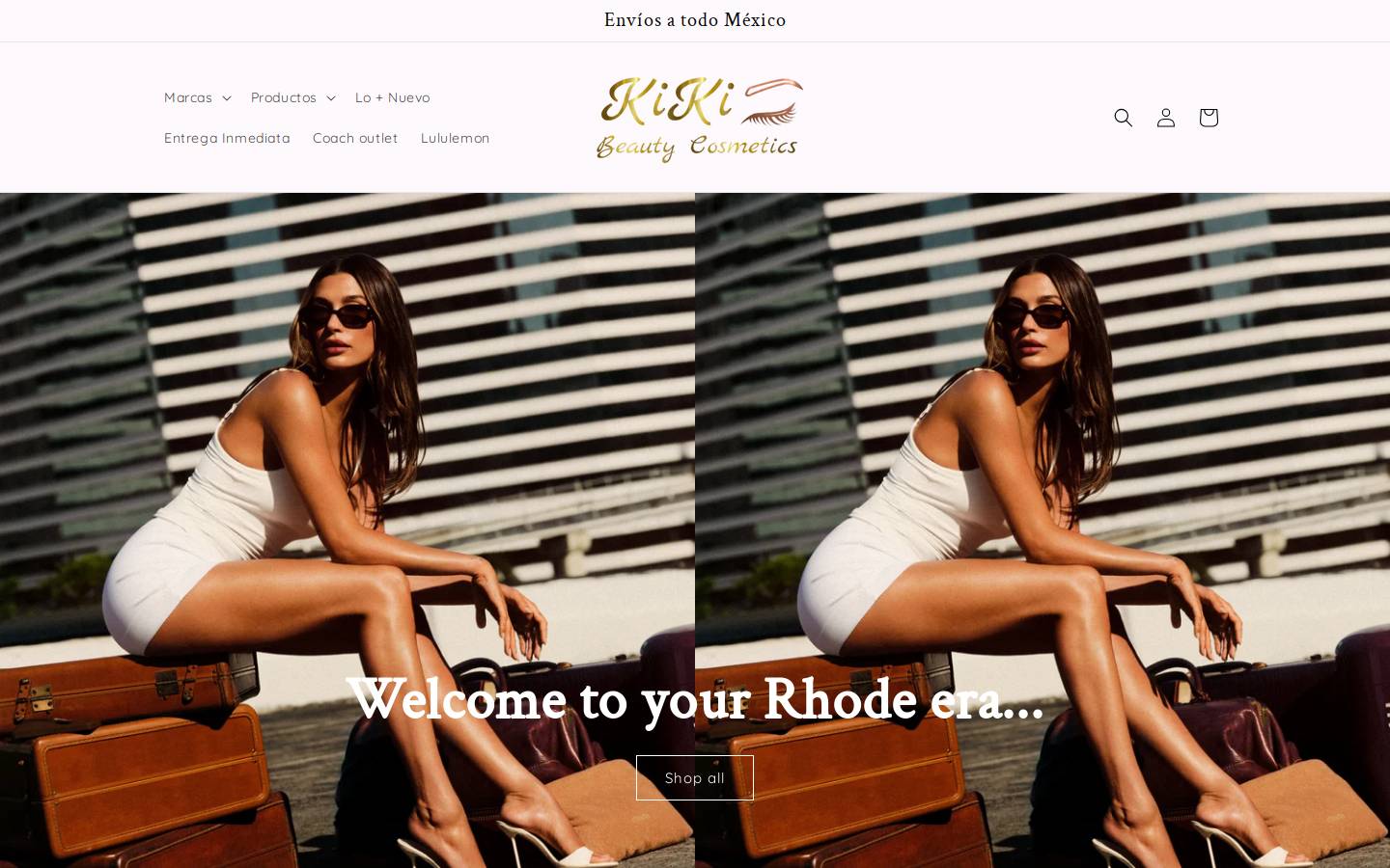 kikibeautycs.com homepage screenshot