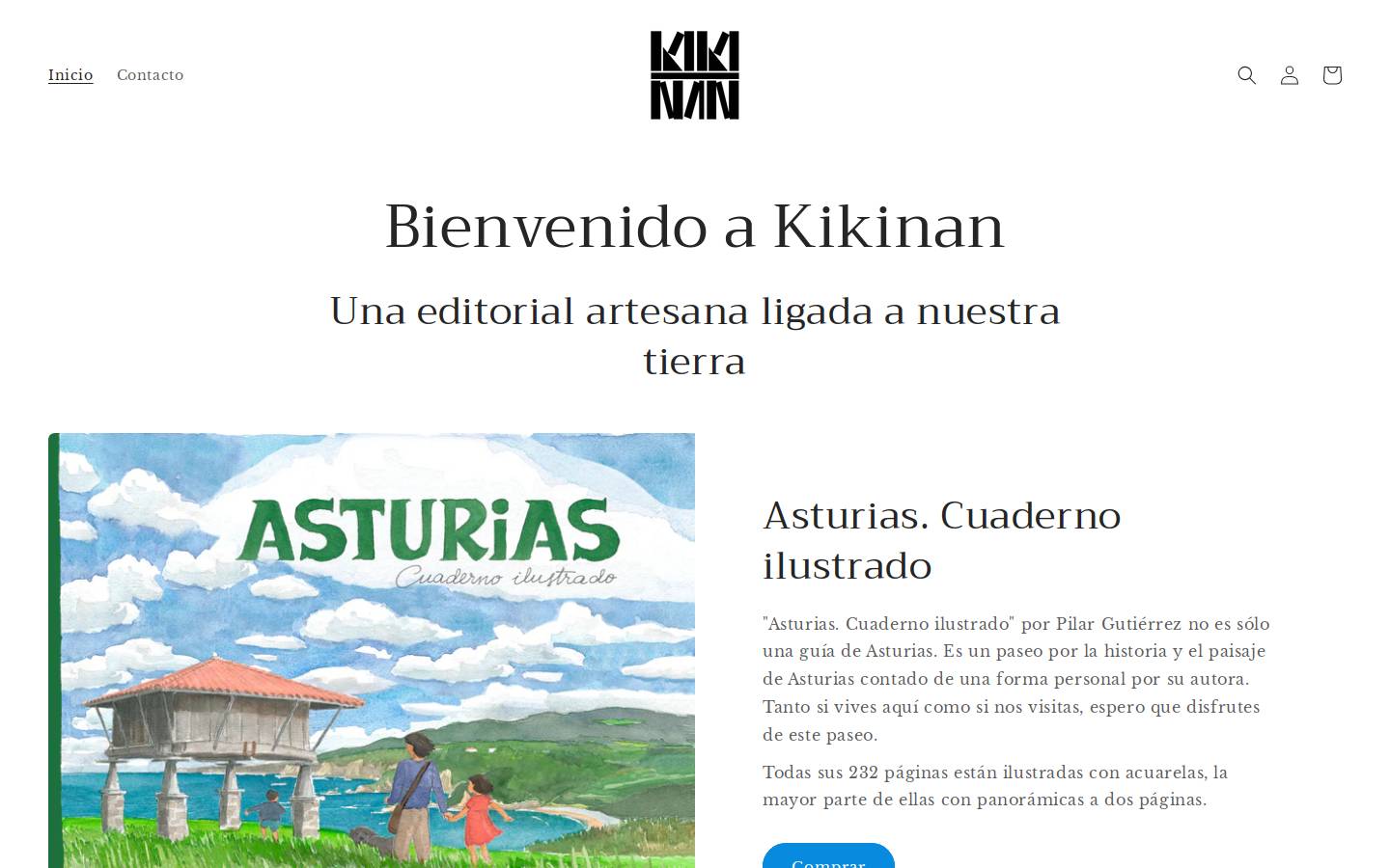 kikinan.com homepage screenshot